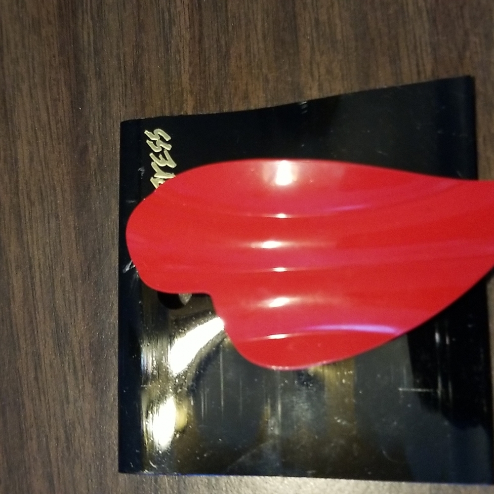 Red heart pin from express NWT